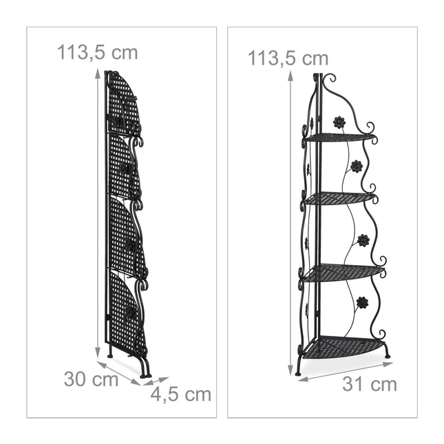 Metal plant stand