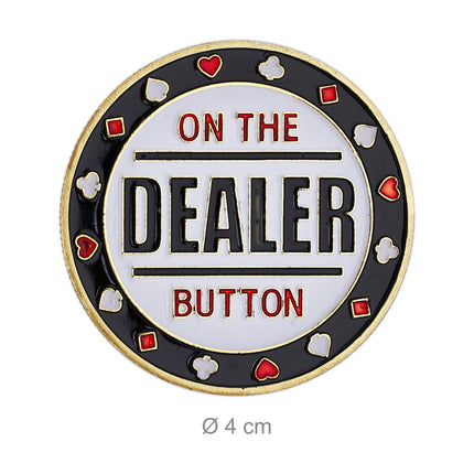 Metal poker keypad