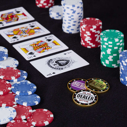 Metal poker keypad