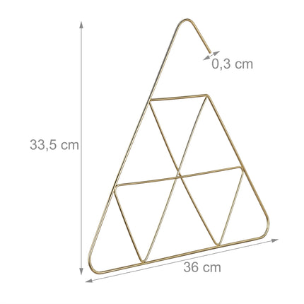 Metal scarf hanger