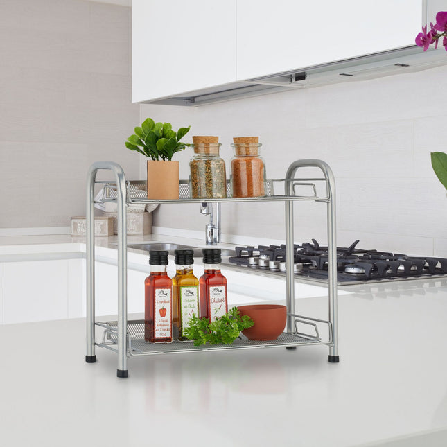 Metal spice rack