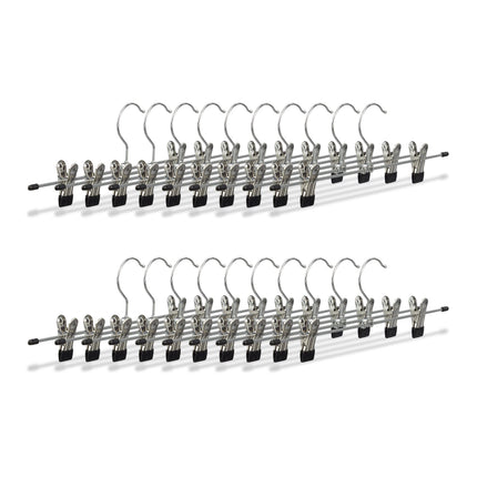 Metal trouser hangers Packs of 20