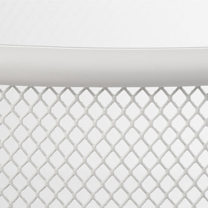 Metal wastebasket