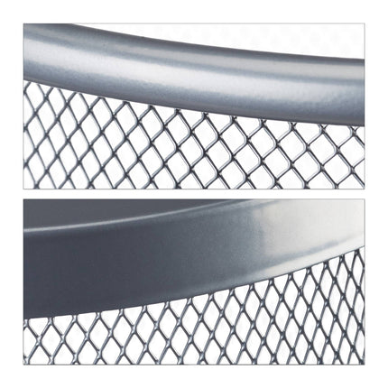 Metal wastebasket