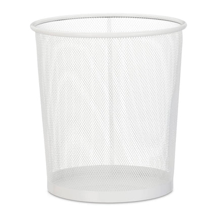 Metal wastebasket