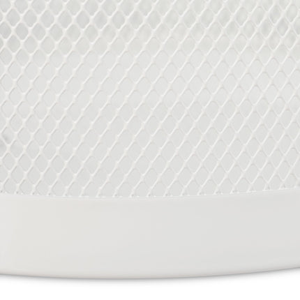 Metal wastebasket