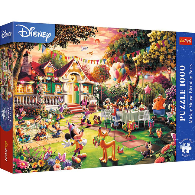 Mickey Mouse Birthday Party Puzzle, 1000 Pieces, Premium Quality