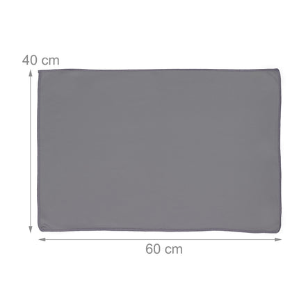 Microfibre Cleaning Cloths Set, 40x60 cm, Washable