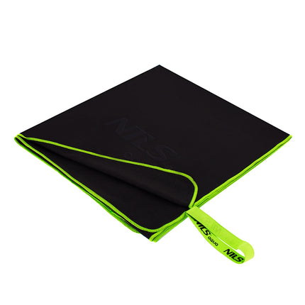 Microfibre Towel 140x70 cm, Black-Green