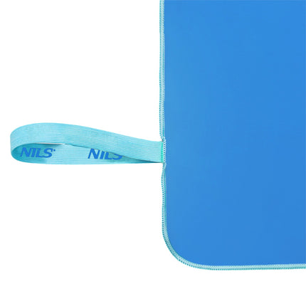 Microfibre Towel 180x100 cm, Dark Blue/Light Blue