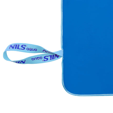 Microfibre Towel 180x100 cm, Dark Blue/Light Blue