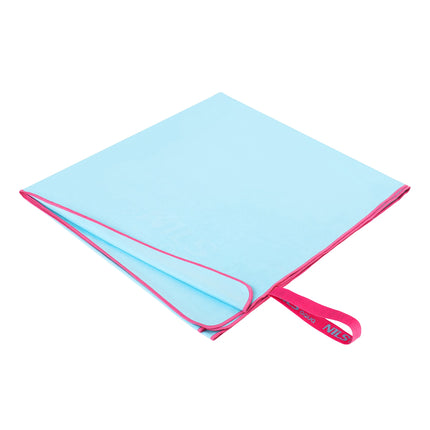 Microfibre Towel 200x90 cm, Blue-Pink