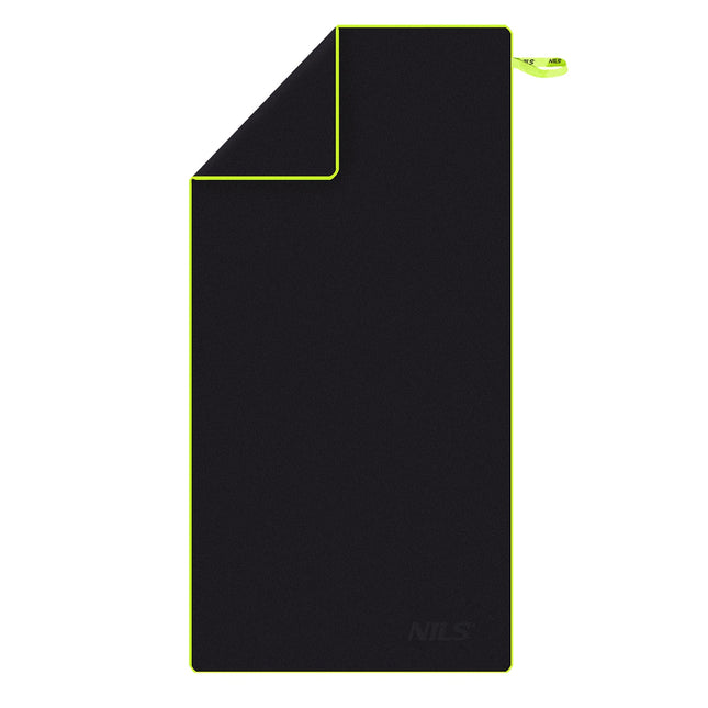 Microfibre Towel, Black, 140x70 cm