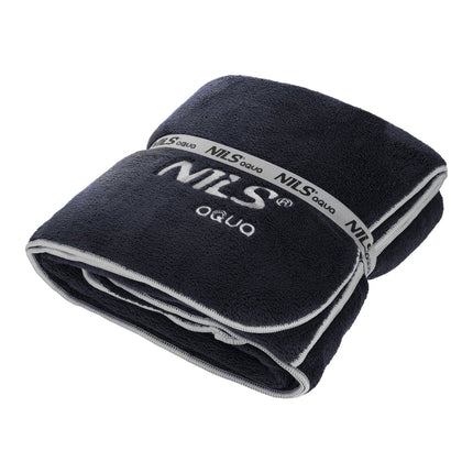 Microfibre Towel, Black, 160x80cm, Quick-Dry