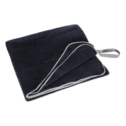 Microfibre Towel, Black, 160x80cm, Quick-Dry