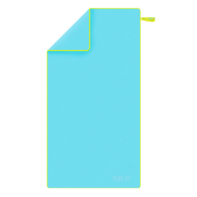 Microfibre Towel, Blue-Green, 140x70 cm