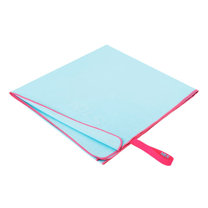 Microfibre Towel, Blue-Pink, 200x90 cm