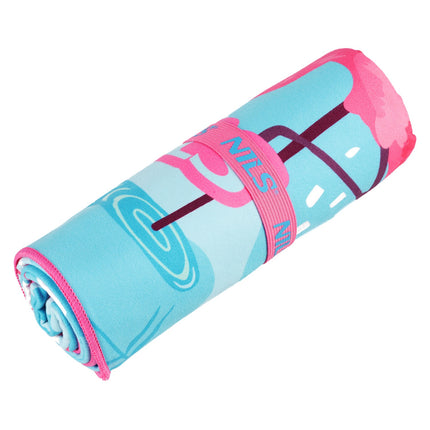 Microfibre Towel Flamingo Print 160x80 cm