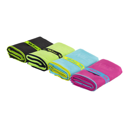 Microfibre Towel, Pink-Blue, 140x70 cm
