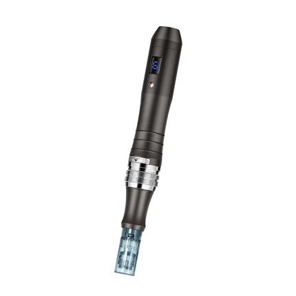 Microneedling Pen, 6 Speeds, LCD, 0–2.5 mm, 6 Tips
