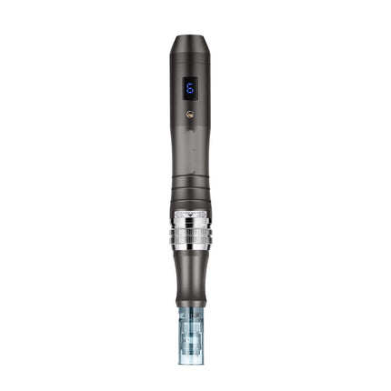 Microneedling Pen, 6 Speeds, LCD, 0–2.5 mm, 6 Tips