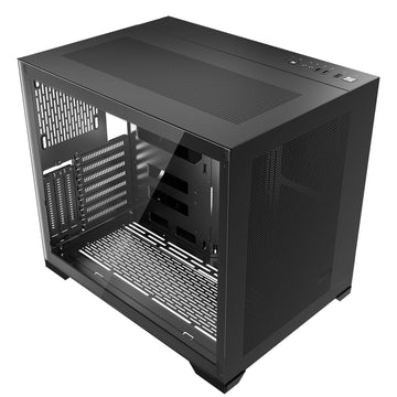 Mid Tower PC Case – Dual Chamber, Tempered Glass, ATX