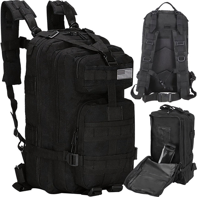 Military backpack XL black