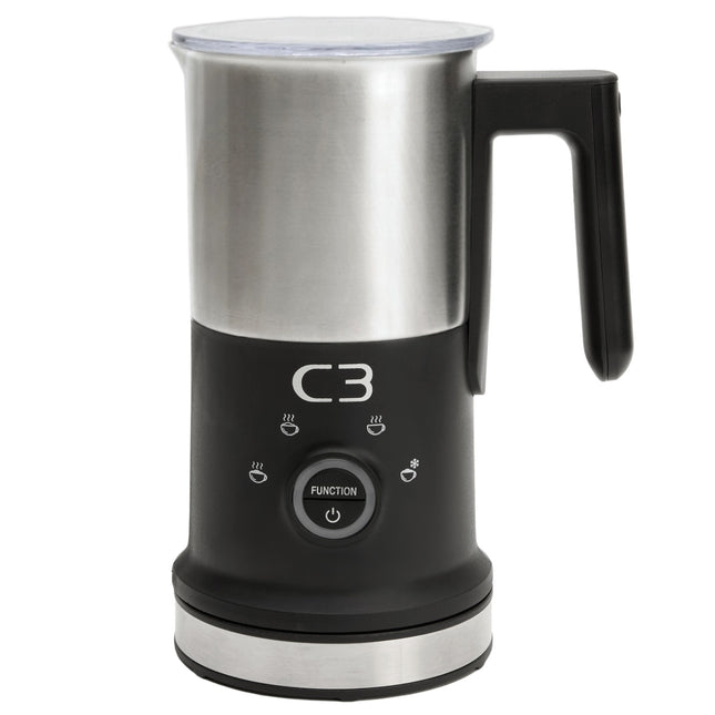 Milk Frother, Stainless Steel, 240ml/115ml Capacity
