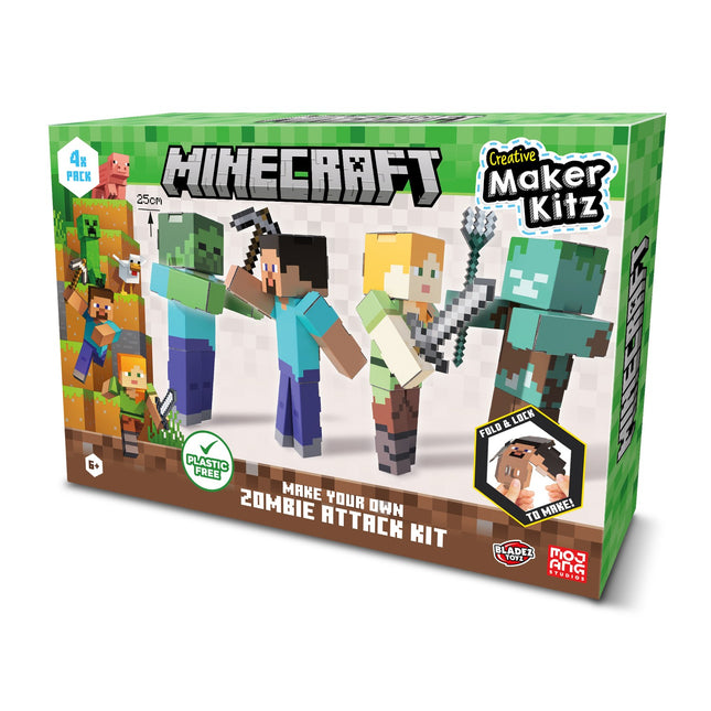 Minecraft Zombie Attack Craft Kit – DIY Fun for Kids