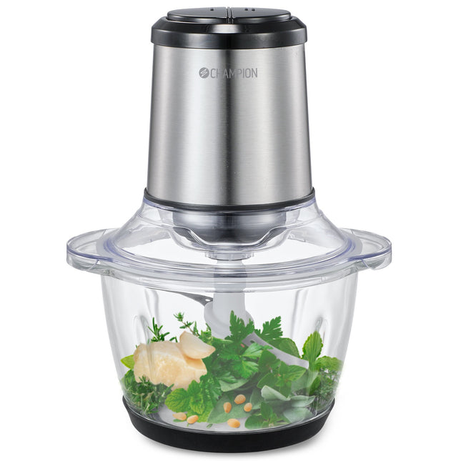 Mini Chopper 1.2L 400W Glass Bowl MC310 Stainless