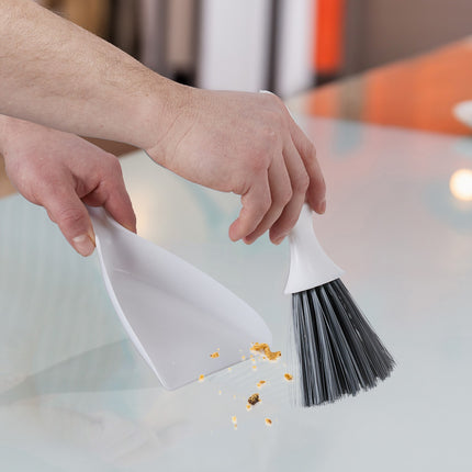 Mini Dustpan & Brush Set, 4-Pack, Compact Design