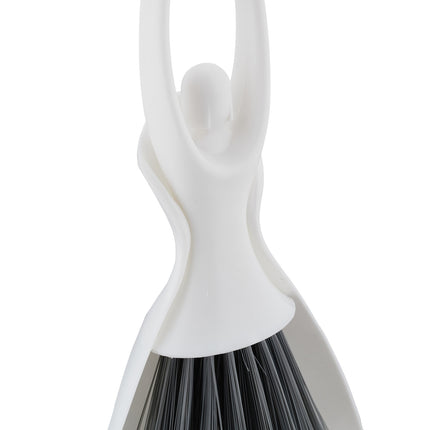 Mini Dustpan & Brush Set, 4-Pack, Compact Design