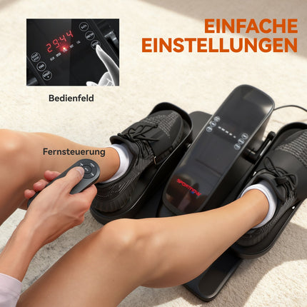 Mini Elliptical Trainer, 12 Speeds, LED Display, Remote Control