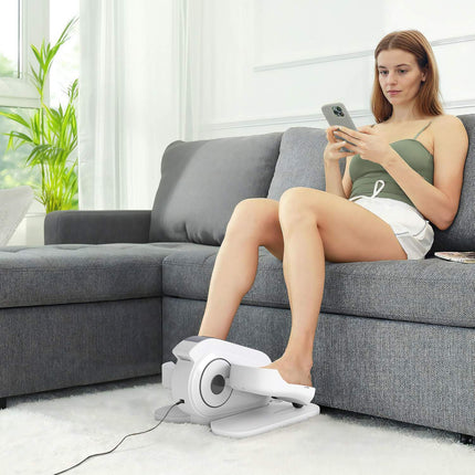 Elliptical trainer under the desk with 10 speed levels and LCD