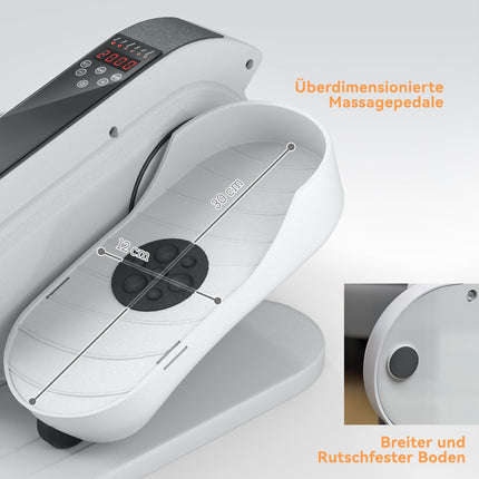 Elliptical trainer under the desk with 10 speed levels and LCD