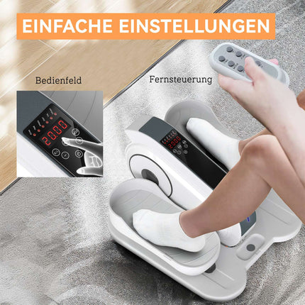 Elliptical trainer under the desk with 10 speed levels and LCD