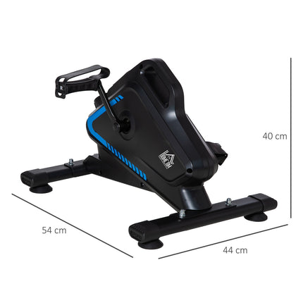 Mini exercise bike with 5 resistance levels, LCD display