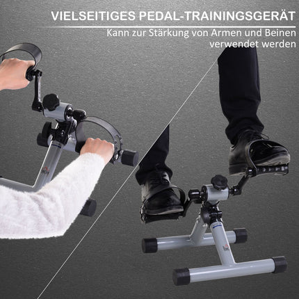 Folding mini exercise bike, leg and arm trainer, Rehab Fitness