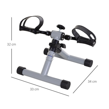 Folding mini exercise bike, leg and arm trainer, Rehab Fitness