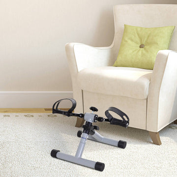 Folding mini exercise bike, leg and arm trainer, Rehab Fitness