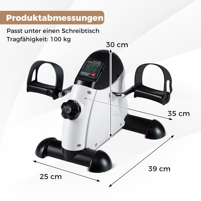 Mini Exercise Bike with LCD Display for Arm & Leg Workouts