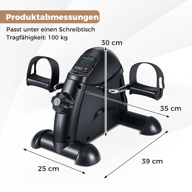 Mini Exercise Bike with LCD Display for Arms & Legs