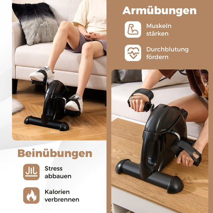 Mini Exercise Bike with LCD Display for Arms & Legs