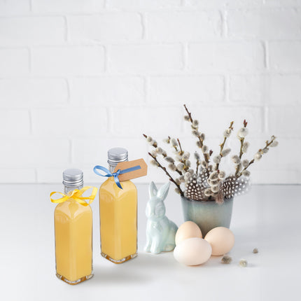 Mini Glass Bottles with Screw Cap – 100 ml Set