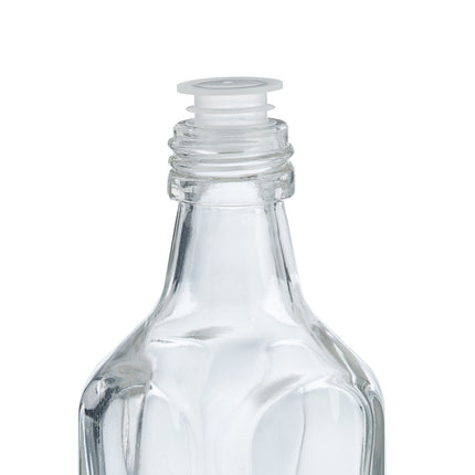 Mini Glass Bottles with Screw Caps – Set of 12