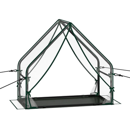 Mini Greenhouse with Metal Frame and Waterproof Mat