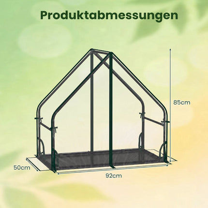 Mini Greenhouse with Metal Frame and Waterproof Mat