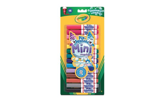 Mini Markers Set, 14 Pcs, Ideal for Kids' Art Projects