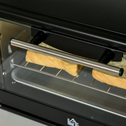 10L Mini Electric Oven, 750W, Timer, 230°C, Black