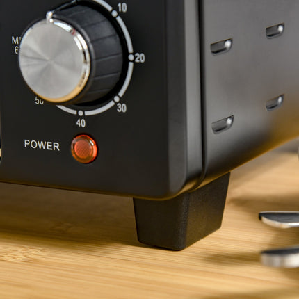 Mini oven 21L – 3 positions, 100°C-230°C, black/silver